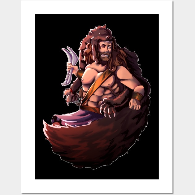 Samson against Philistines Wall Art by KingsLightStore